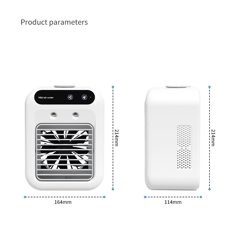 No-Drill Portable Mini Air Conditioner – Stay Cool Anywhere"